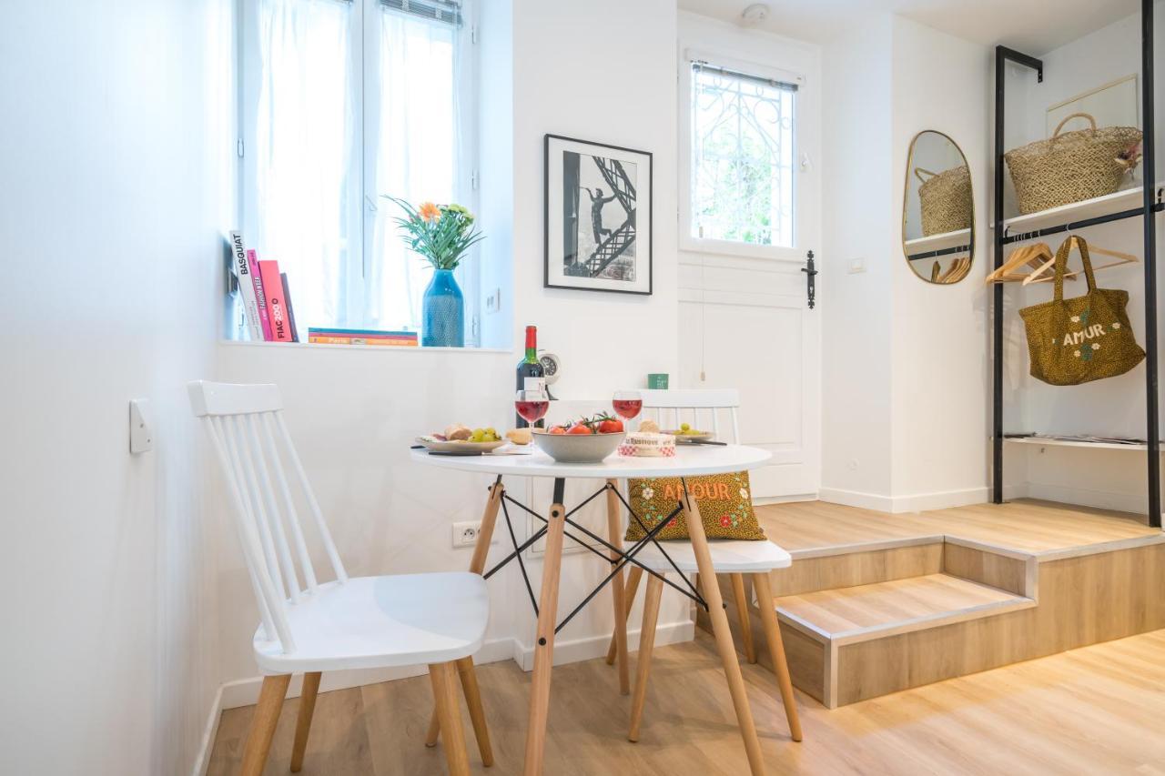 Studio Terrasse Privee 5 Min To Eiffel Tower باريس المظهر الخارجي الصورة