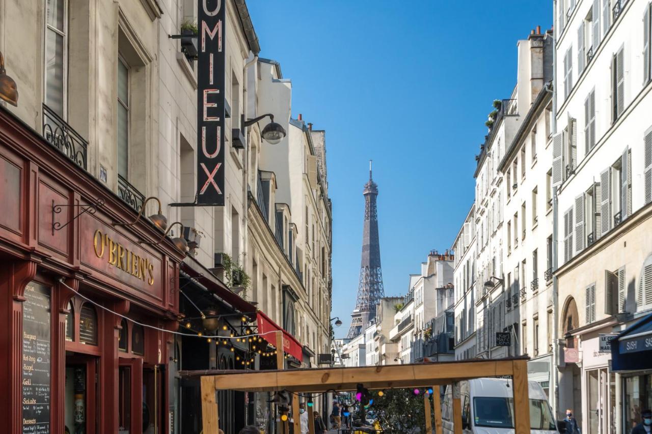 Studio Terrasse Privee 5 Min To Eiffel Tower باريس المظهر الخارجي الصورة