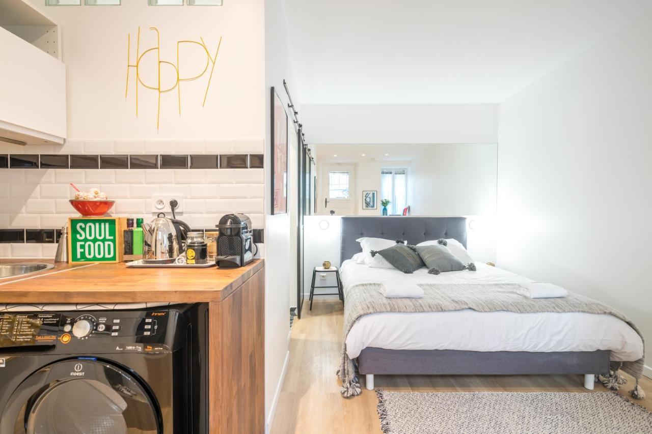Studio Terrasse Privee 5 Min To Eiffel Tower باريس المظهر الخارجي الصورة