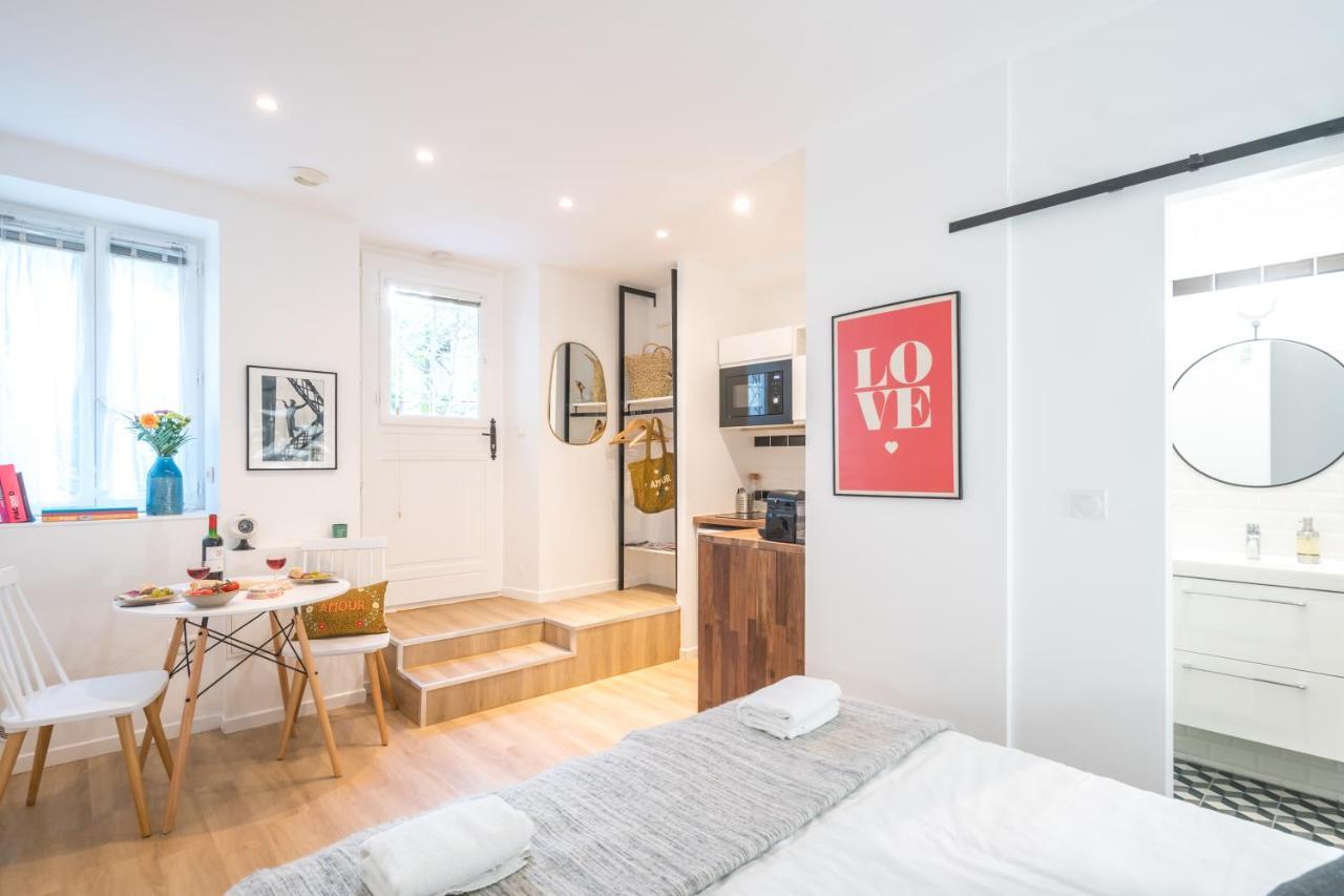 Studio Terrasse Privee 5 Min To Eiffel Tower باريس المظهر الخارجي الصورة