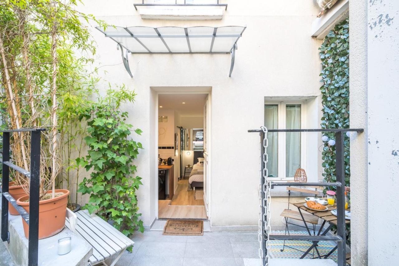 Studio Terrasse Privee 5 Min To Eiffel Tower باريس المظهر الخارجي الصورة